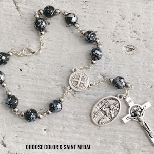 Auto rosary, Personalized Car Rosary, Pocket Rosary, Personalized rosary, Rear view mirror hangers, women auto rosary, mini rosary
