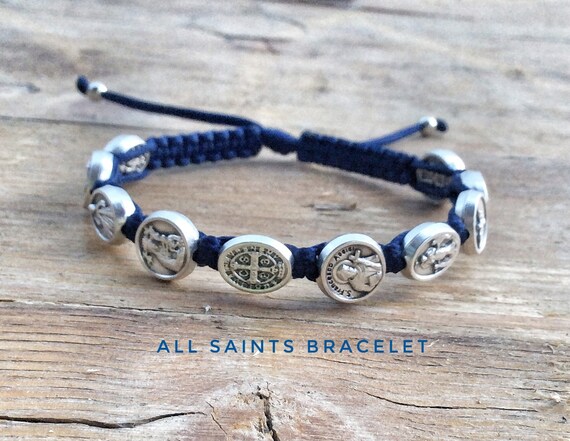 Choose Your Saint Bracelet Catholic Bracelet All Saints - Etsy | Christian  bracelets, Catholic bracelet, Saint jewelry