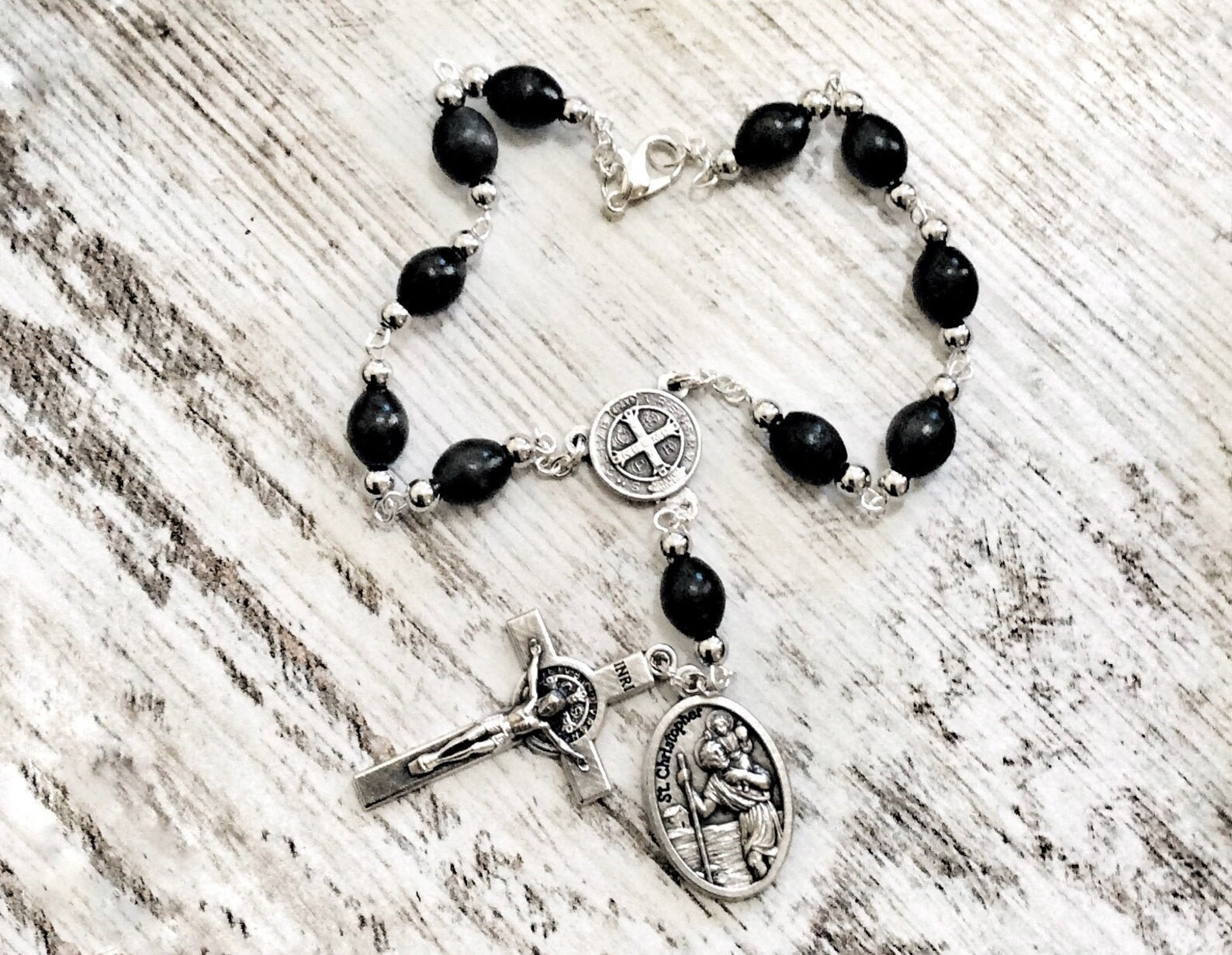 Auto Rosary Car Rosary Pocket Rosary Rear View Mirror | Etsy