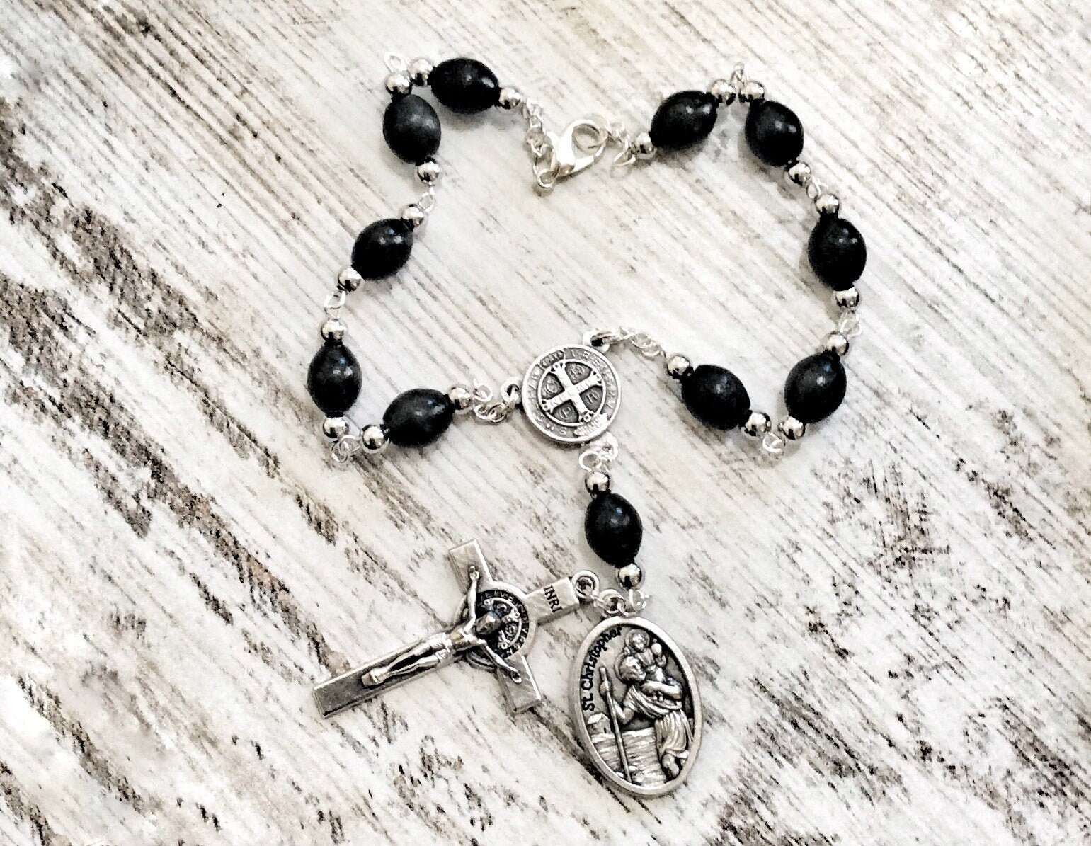 Auto Rosary Car Rosary Pocket Rosary Rear View Mirror | Etsy