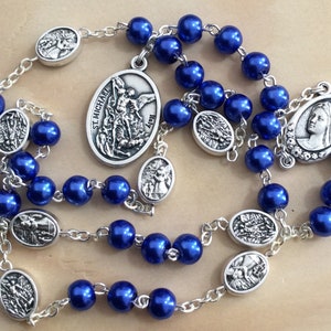 St Michael chaplet, Crown of St Michael, st Michael rosary, patron of military, saint michael