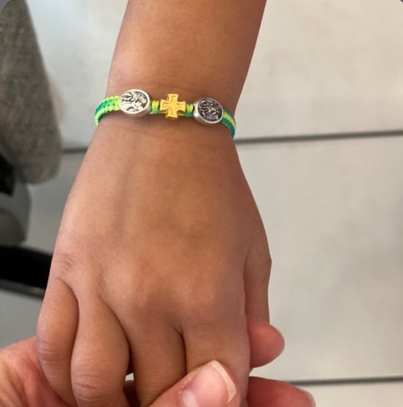 Bracelet ange en argent pour enfant - bracelet communion 
