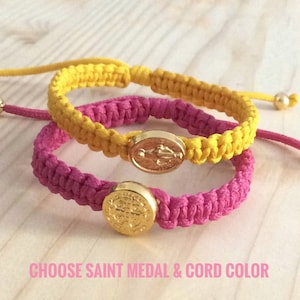 Kids Bracelets, Catholic Gifts for Boys Girls, Saint Bracelet, Toddler Bracelet, Protection Jewelry, Father Son Gift, Parents Gift Daughter