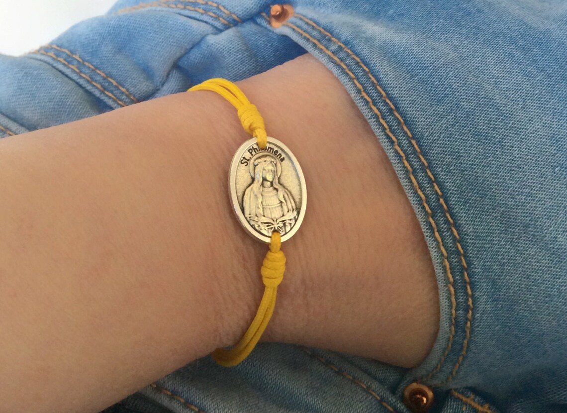 St Philomena Bracelet Patron Saint of Babies Infants and Etsy