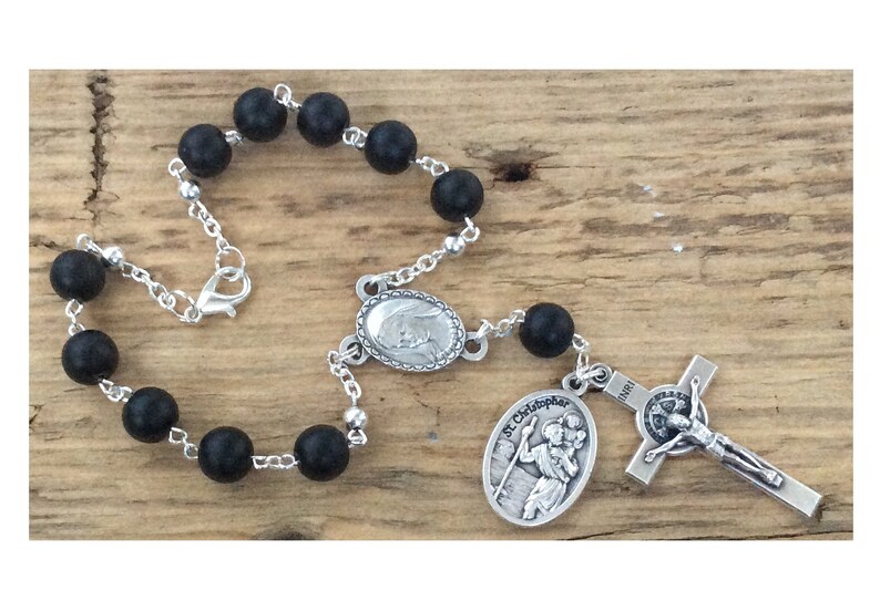 Auto Rosary Car Rosary Pocket Rosary Rear View mirror Etsy