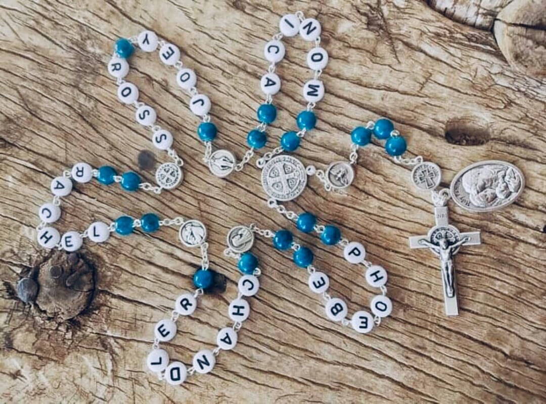 Family Name Custom Rosary Personalized Rosary Catholic Etsy