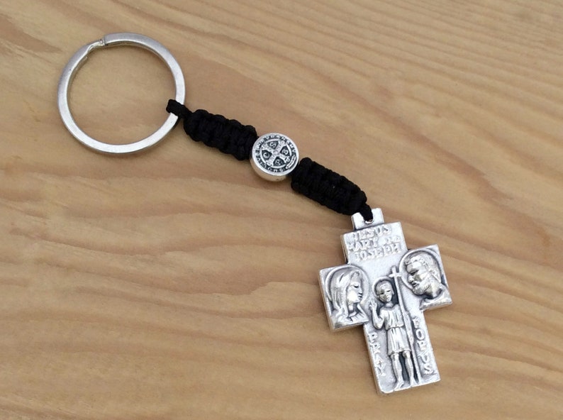 Patron Saint of Travel Travel Gift Gift For Him St Christopher Keychain Bon Voyage Graduation Gift New Car Gift For Her College Gift