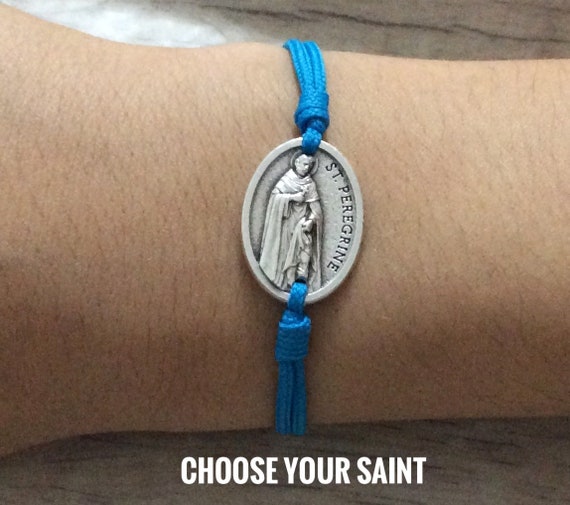 St Peregrine Bracelet Patron Saint of Cancer Patients Survivor