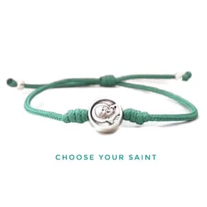 Pulsera De San Padre Pío, Pulsera católica, San José, Santa Rita, patrona de la curación, Padre Pío, San Antonio, San Francisco, San Juan Pablo II