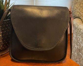 Vintage Black Coach Lindsay Crossbody