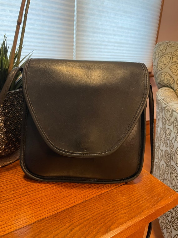 Vintage Black Coach Lindsay Crossbody - Etsy