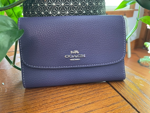 Lavender coach deals wallet