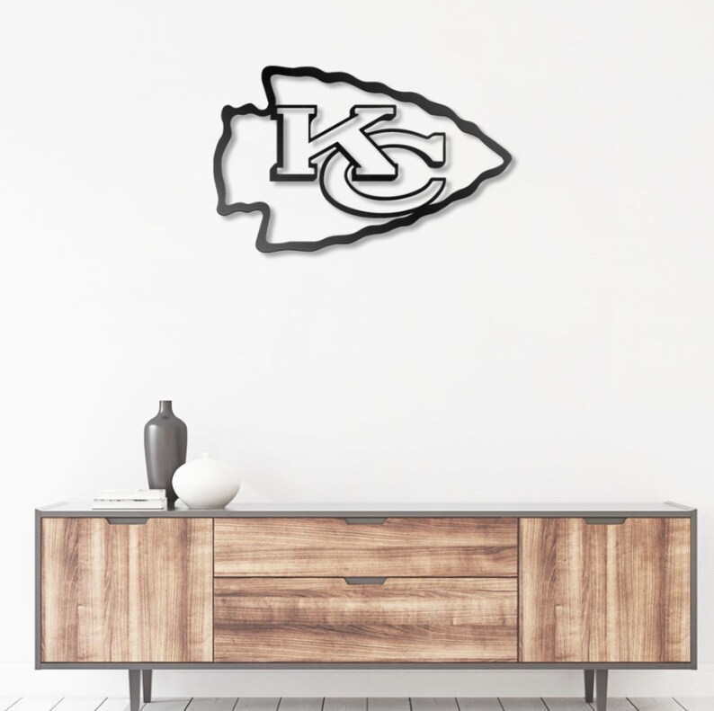 Kansas City Chiefs Metal Sign Wall Art With Led RGB Lights/ Etsy