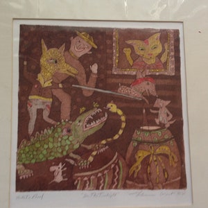 Florence Wint  Print &quot;In The Twilight&quot;.