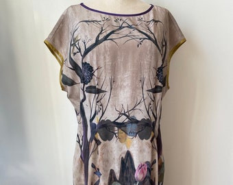 Philosophy By Alberta Ferretti Dress With Birds