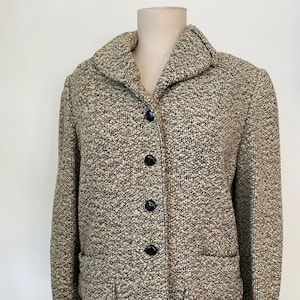 Wool Women's 1950's Short Jacket With Shoulder Pads