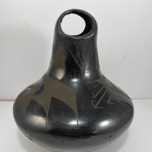 Oaxacan Mexican Black Clay Mata Ortiz Pottery