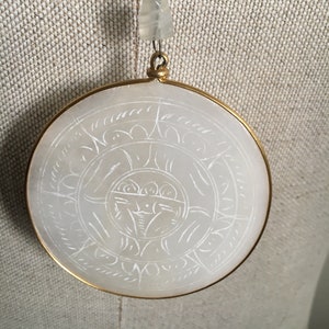 Onyx Mayan Aztec Necklace