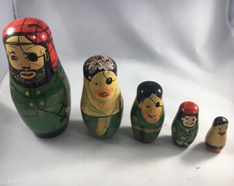 addams family nesting dolls