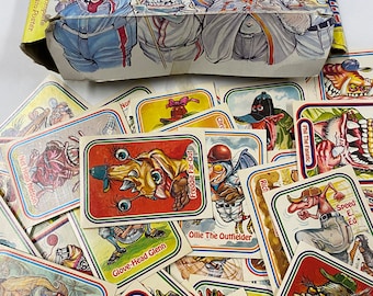 1988 Leaf Baseball Awesome Allstars Stickers Loose With Box - Etsy