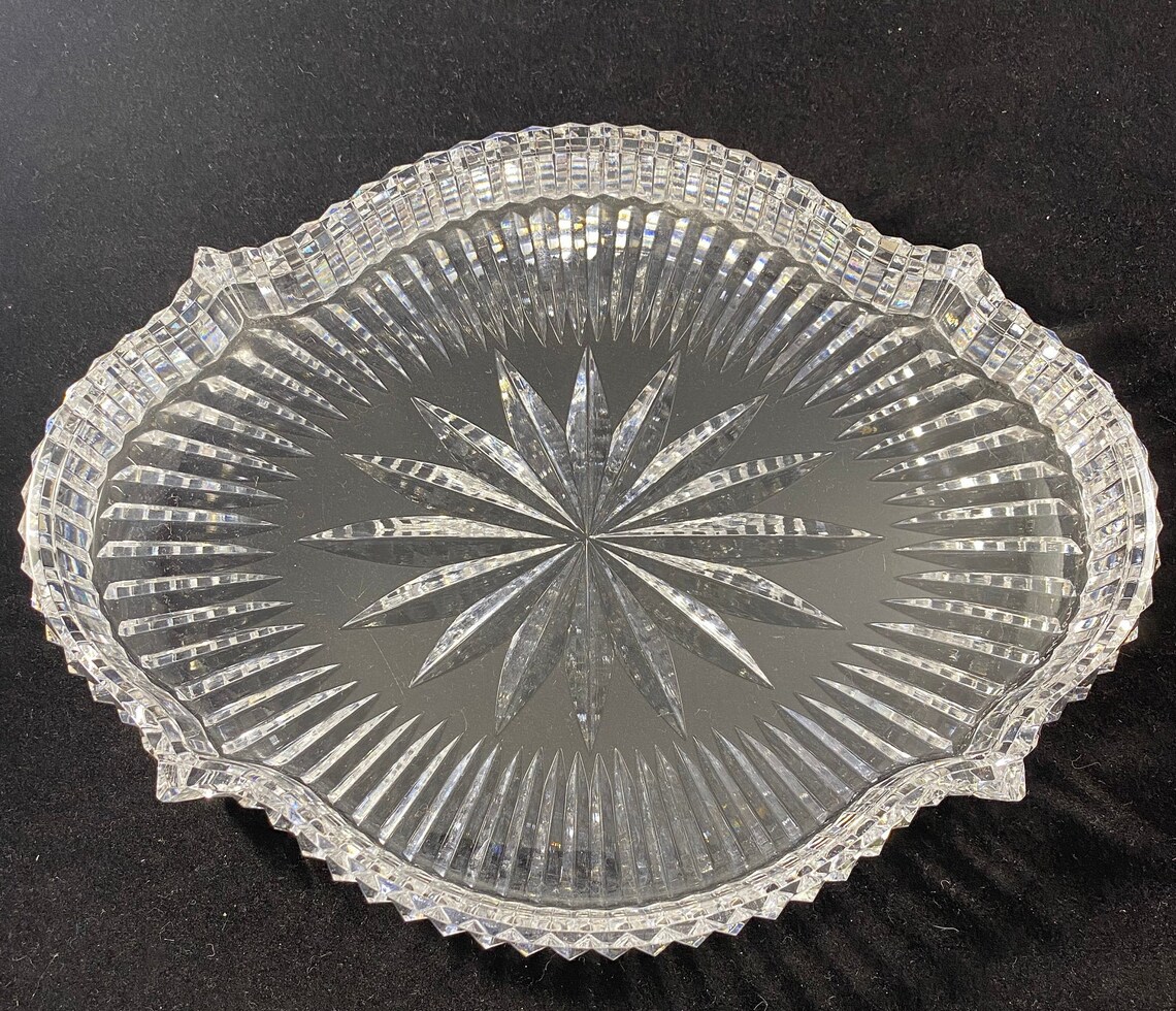 Waterford Crystal Candy Dish Trinket Dish Signed Etsy