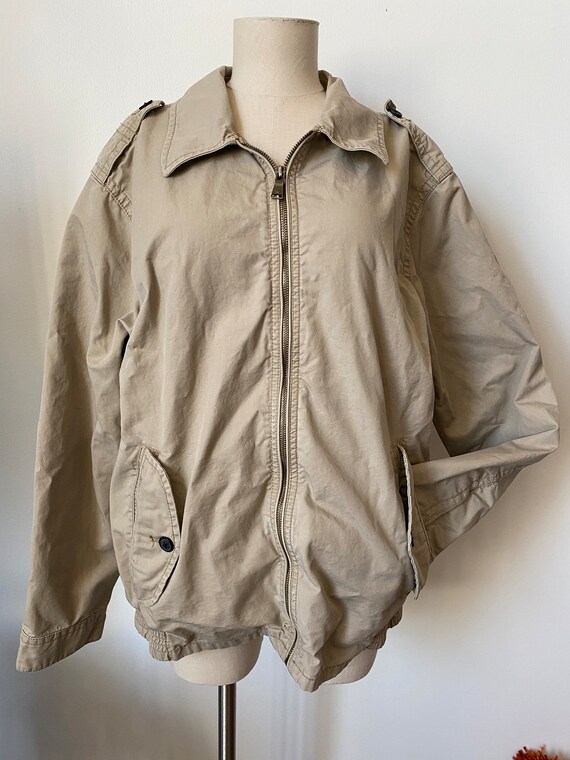 Izod, Beige Classic Harrington Izod Jacket