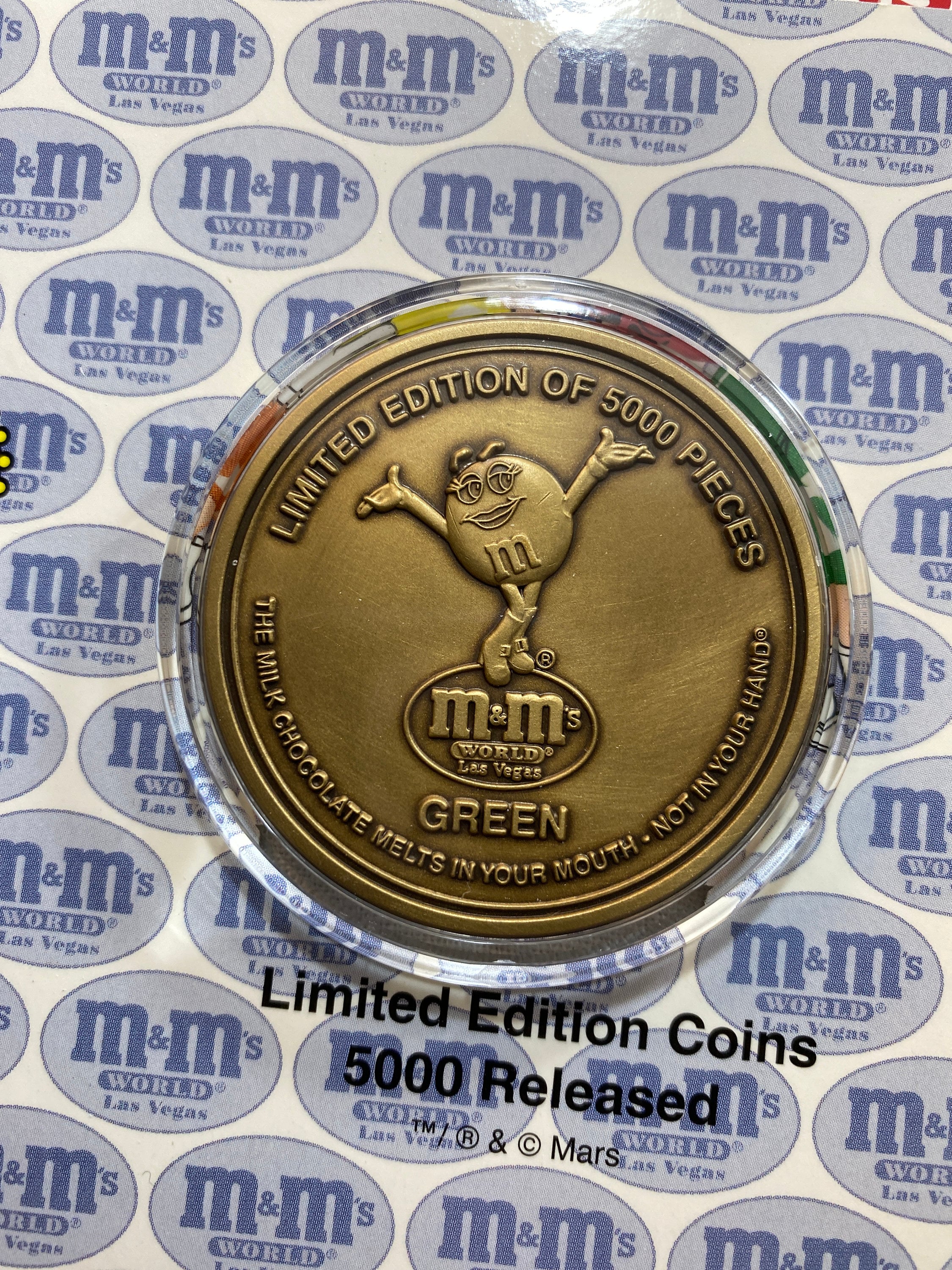 m&m's  超激レア　メダル　limited edition coins M&M Limited Edition Las Vegas Souvenir Coins Edition of 5000