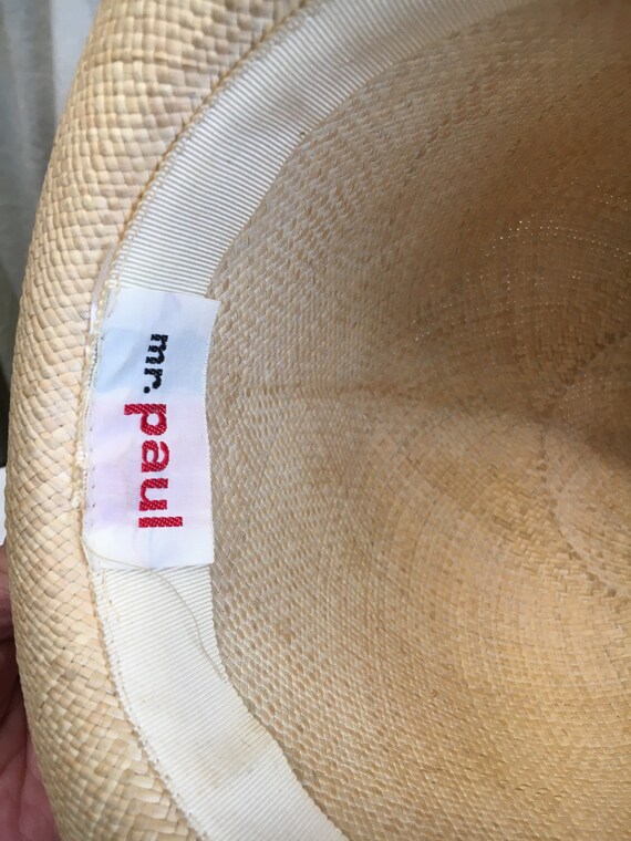 Mr. Paul Tan Panama Straw Sun Hat - image 5