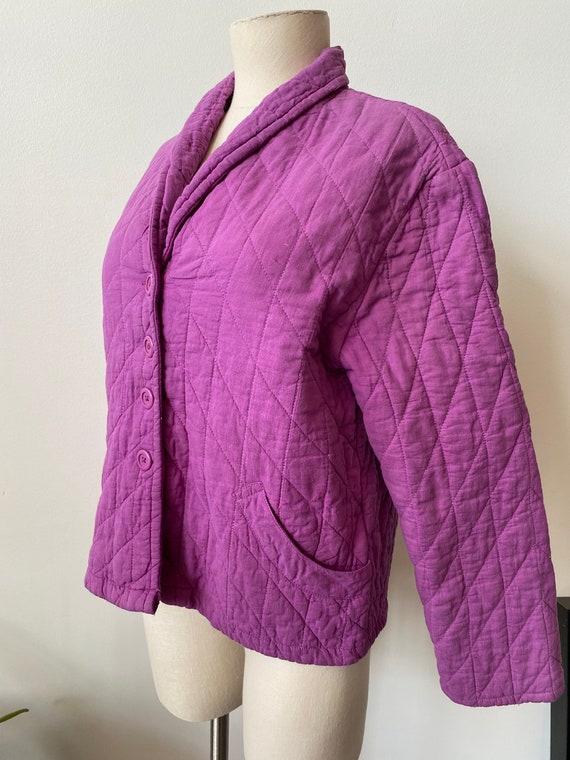Jerry David Size Large Cotton Quilted Jacket - image 7