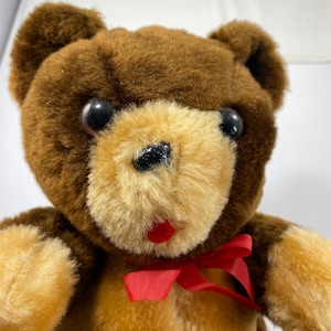 Musical Plush Bear 1965 Giftco Incorporated Plays Toyland