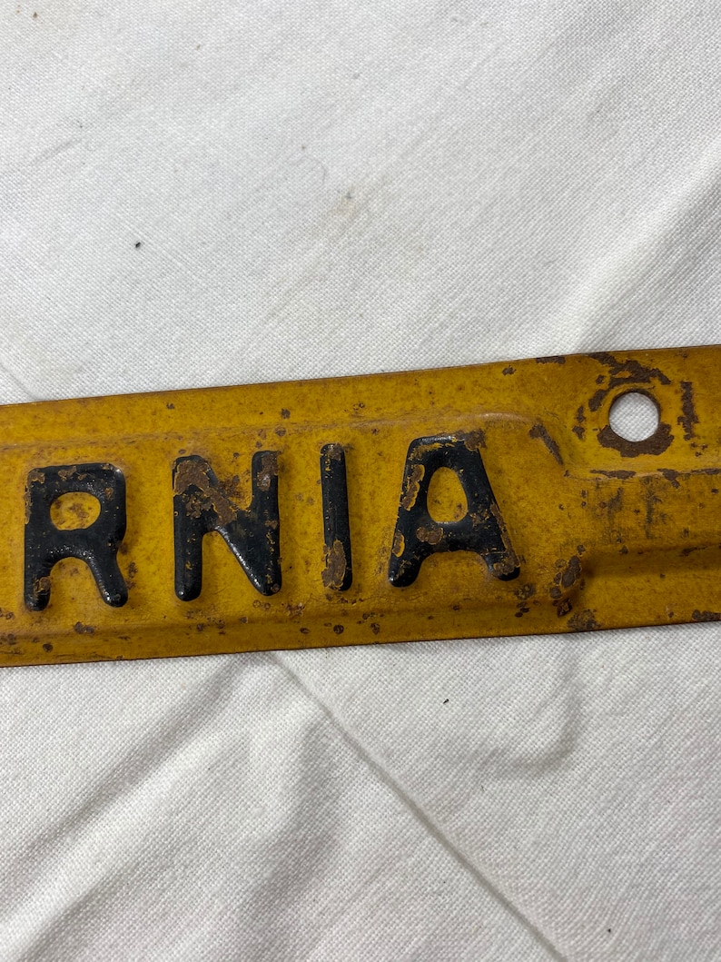 1942 California License Plate