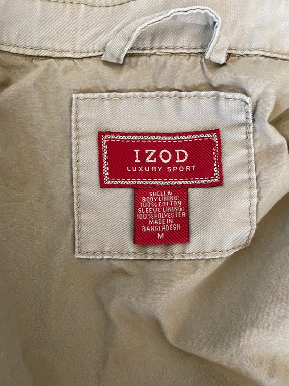 Beige Classic Harrington Izod Jacket - image 2