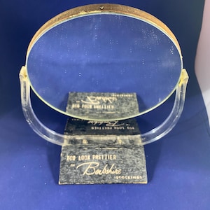 Berkshire Stockings Vanity Lucite Advertising Mirror