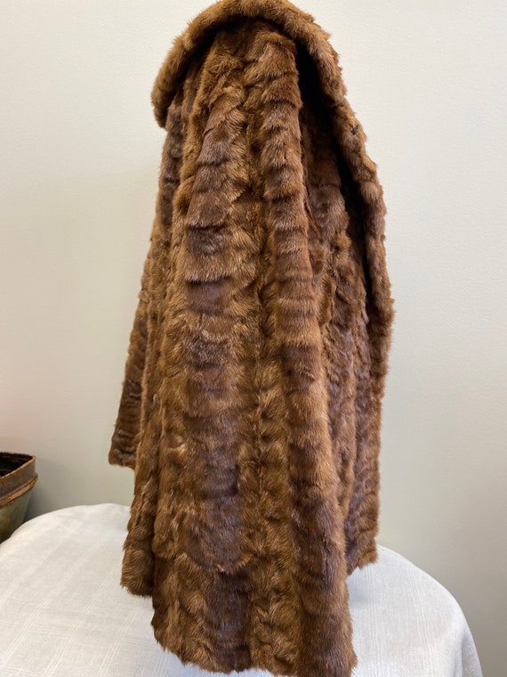 Mink Swing Jacket Coat - image 4