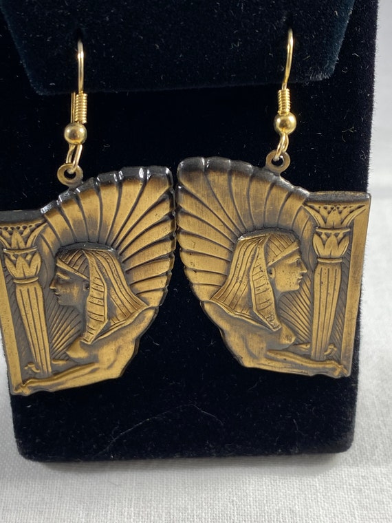 Egyptian Sphynx Earrings - image 4