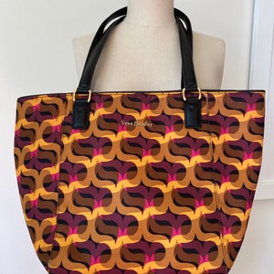 Vera Bradley Ella Modern Lights Large Nylon Travel Tote