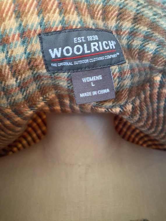 Woolrich Zippered Brown/Beige/Blue Jacket Shirt - image 8