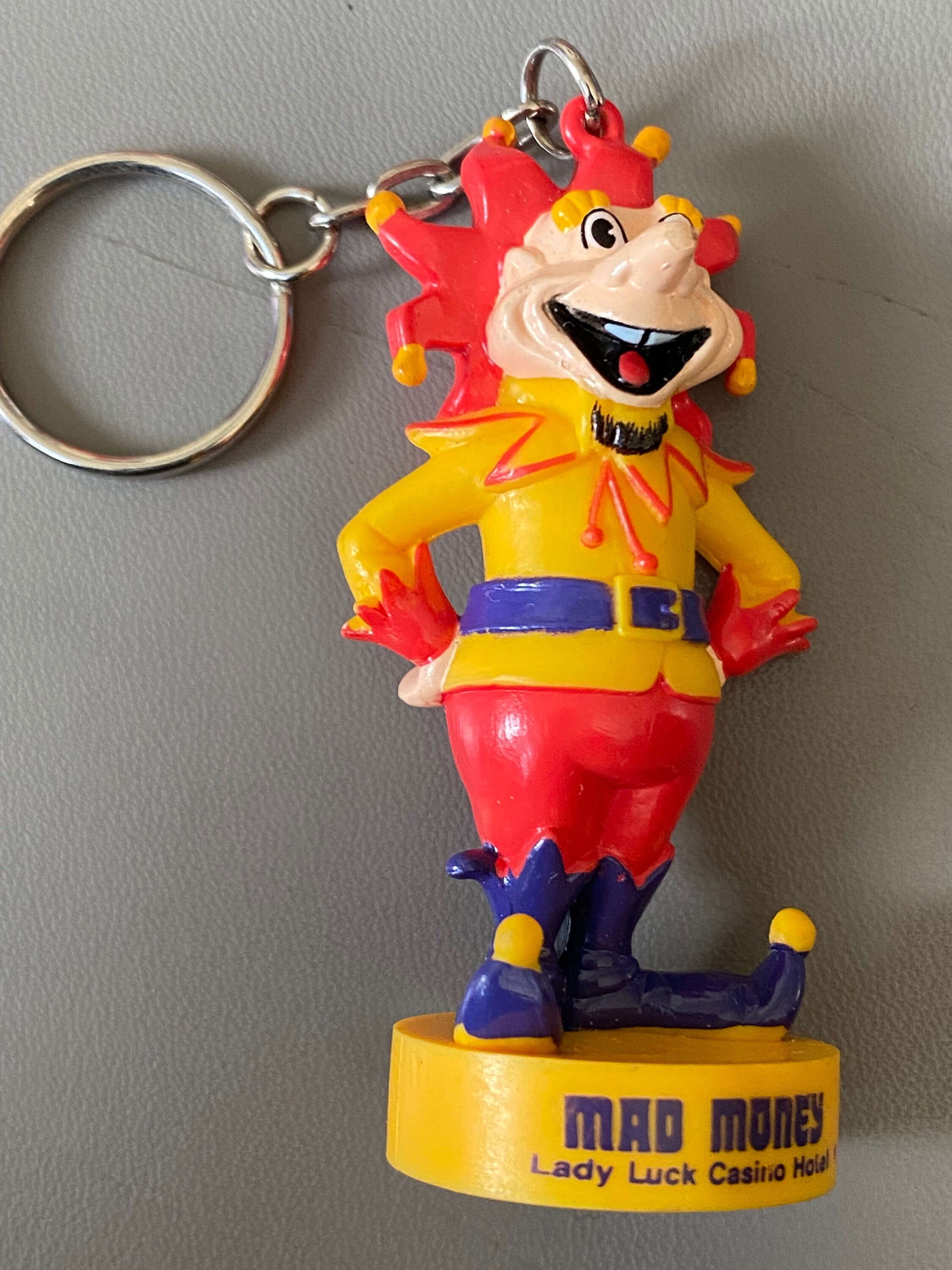 Lady Luck Casino Hotel Mad Money Jester Key Chain - Etsy