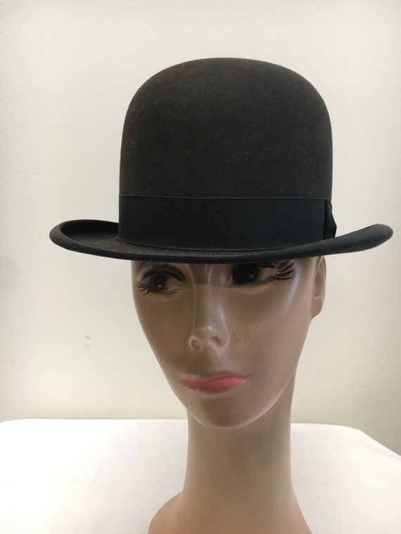 Vintage Knox New York Bowler Hat With Box Size 7 1/8 - Etsy