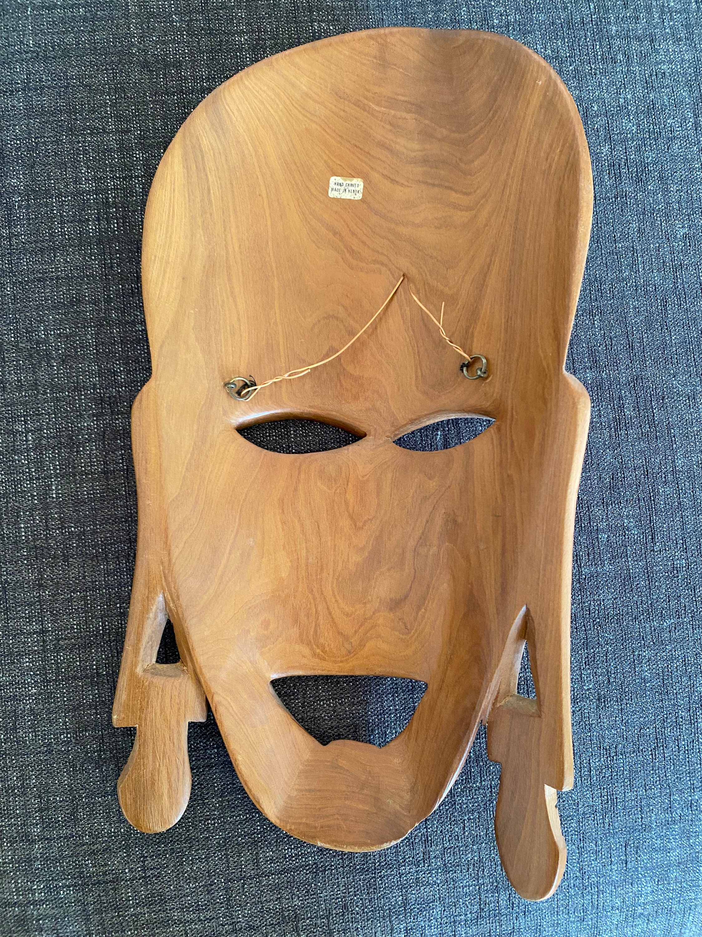Large African Kenya Wooden Mask - Etsy