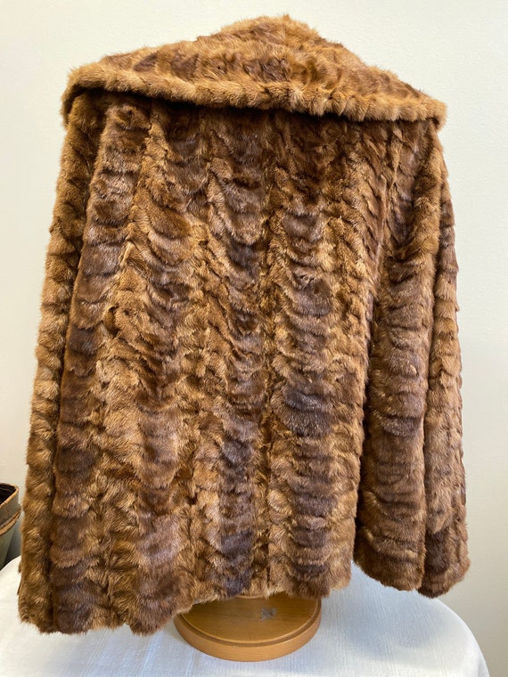 Mink Swing Jacket Coat - image 3