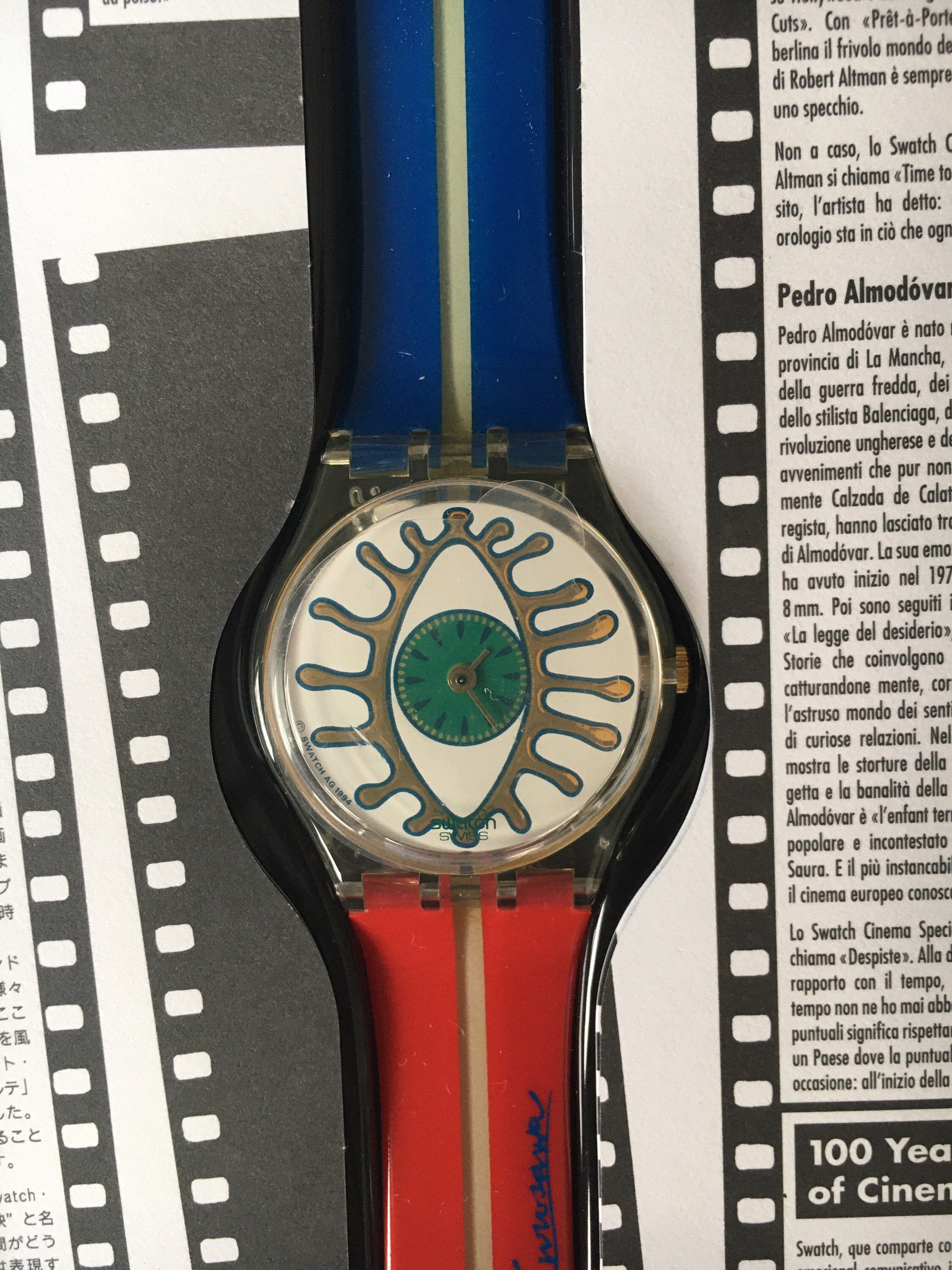 Swatch Watch 100 Years of Cinema Boxed Set - Etsy UK