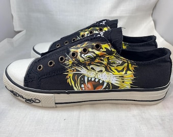 Vintage Ed Hardy & Christian Audigier Low Top Sneakers, Tattoo