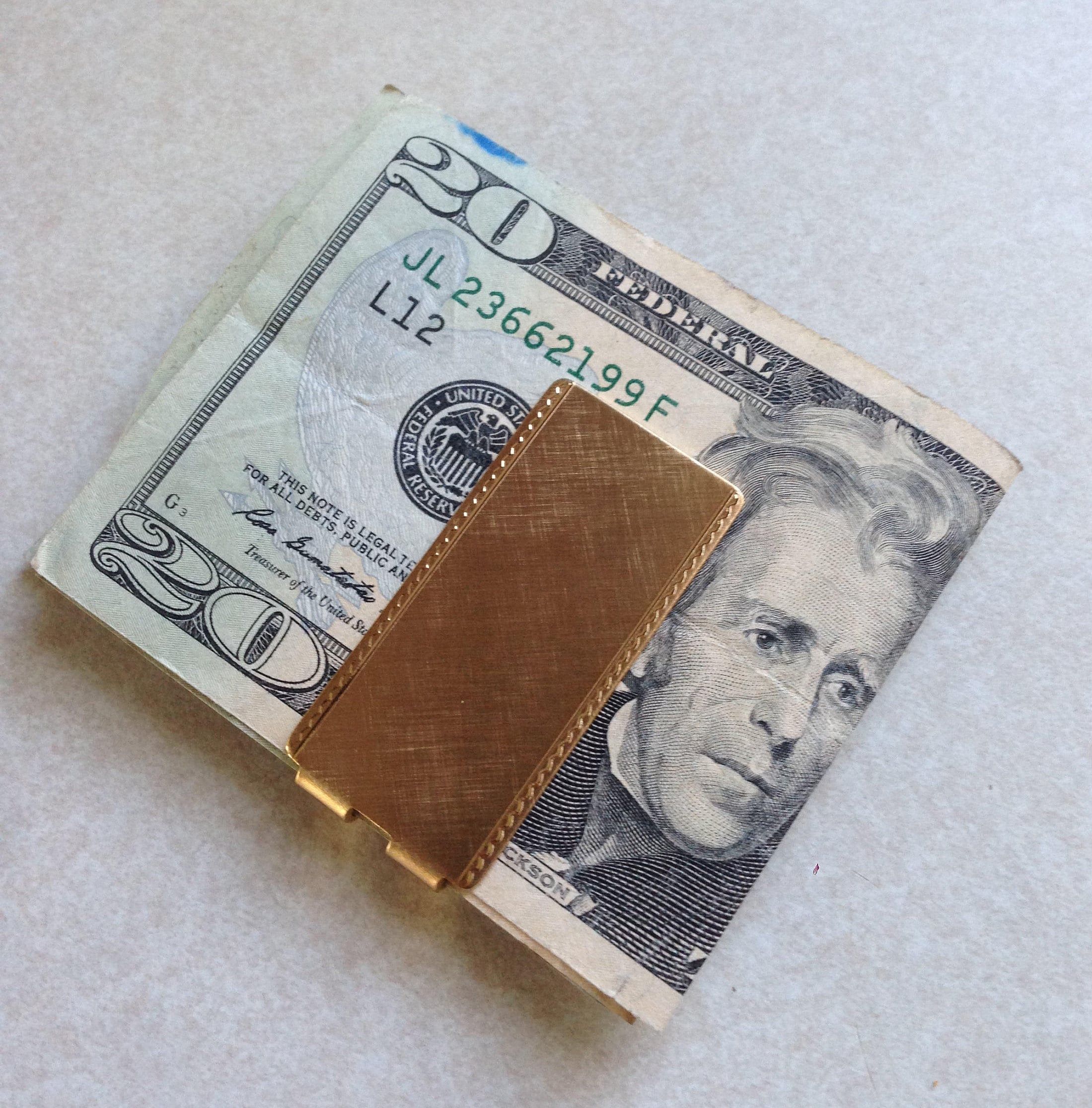 Gold Filled Money Clip Vintage New - Etsy Gold Filled Money Clip Vintage New - Etsy