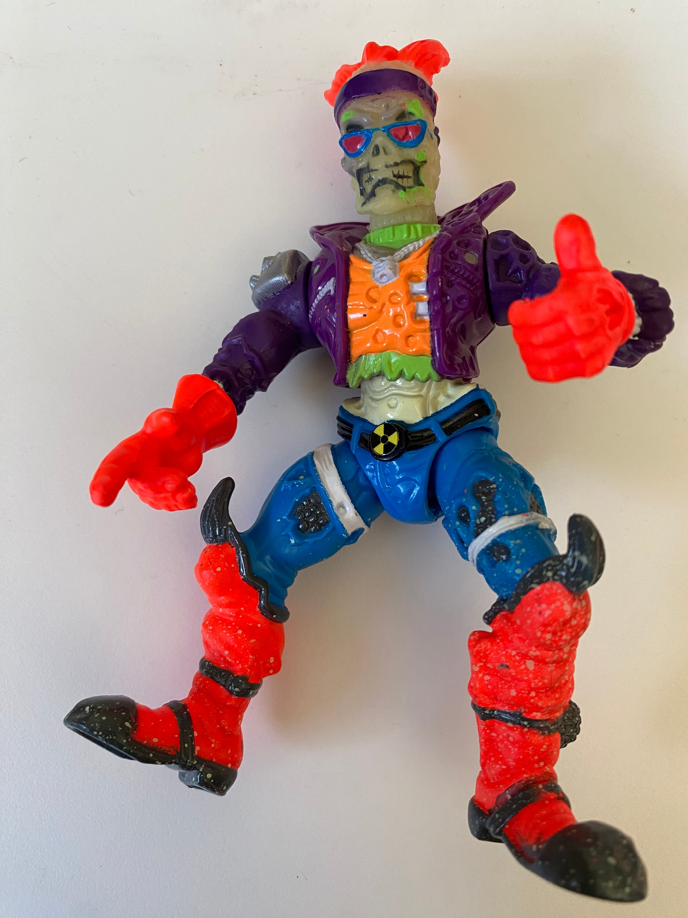 TMNT Pizza Face Antrax Toxic Crusaders Bonehead Dr. Killemoff