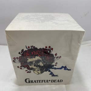 Grateful Dead Notepad With Skull And Roses