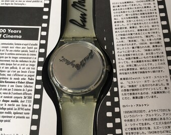 Swatch Watch 100 Years of Cinema Boxed Set - Etsy