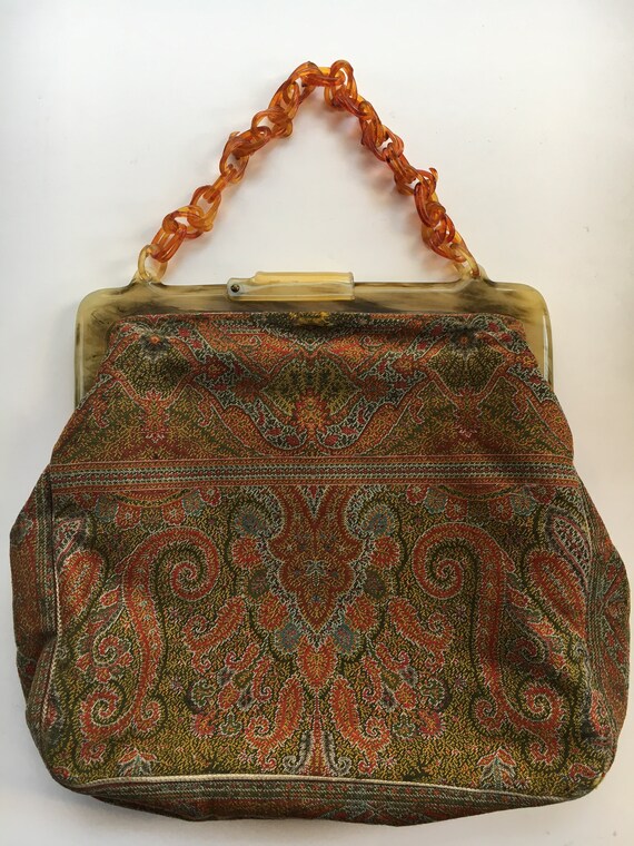Vintage Paisley 1930's Handbag