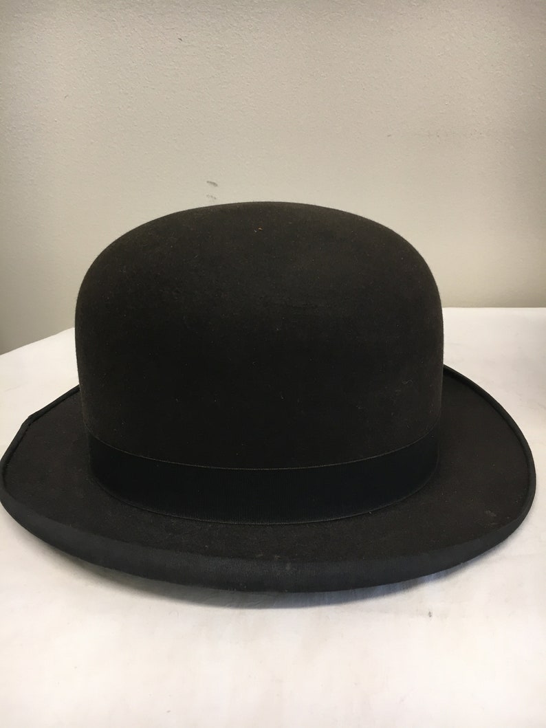Vintage Knox New York Bowler Hat With Box Size 7 1/8 Etsy