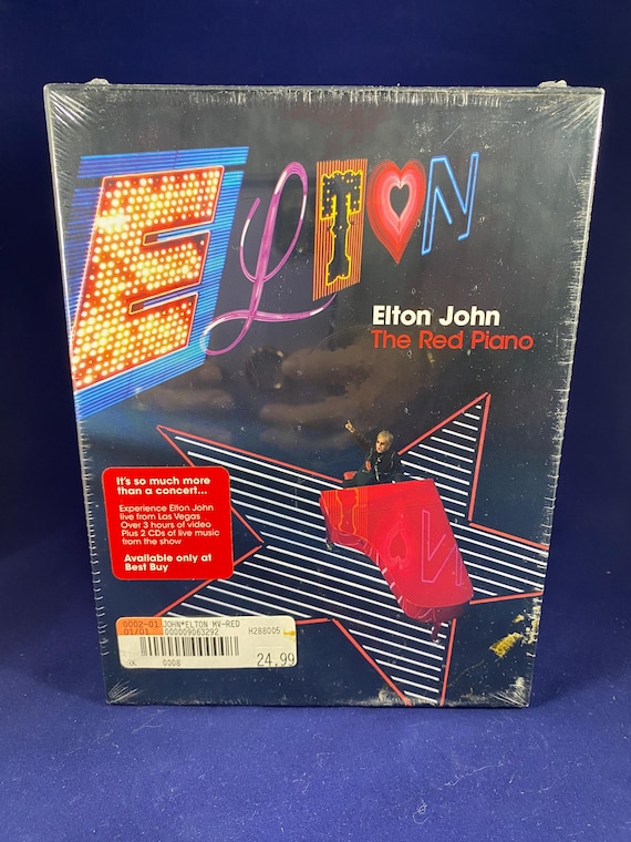 エルトン・ジョン ザ・レッド・ピアノ DVDビデオと2枚のCD NRFB - Etsy